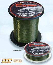 Леска Sunline Siglon Carp 1000m 0.33mm 7.4kg зеленая