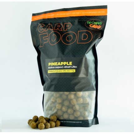 Бойлы Technocarp вареные &quot;Ананас&quot;14mm 1kg