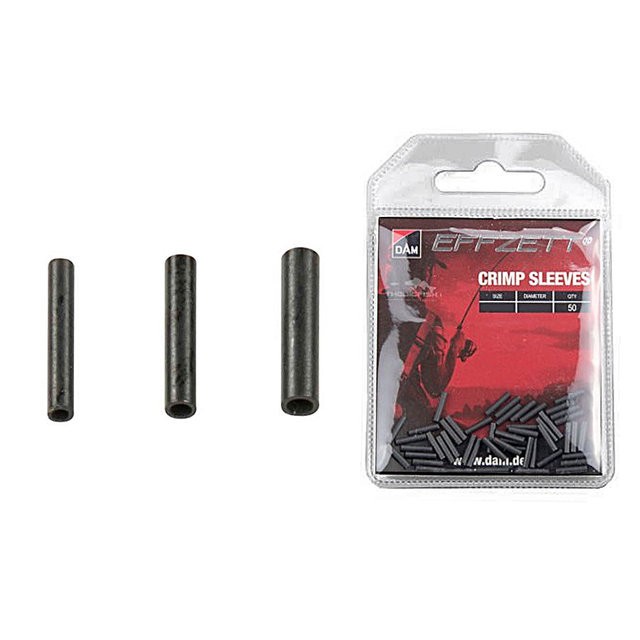 Обжимные трубочки DAM Effzett Crimp Sleeves №1 0,80мм
