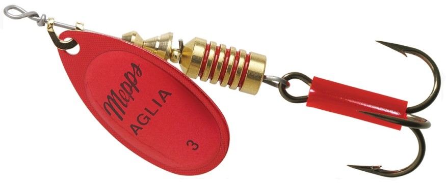 Блесна Mepps Aglia Platinum Silver/Red