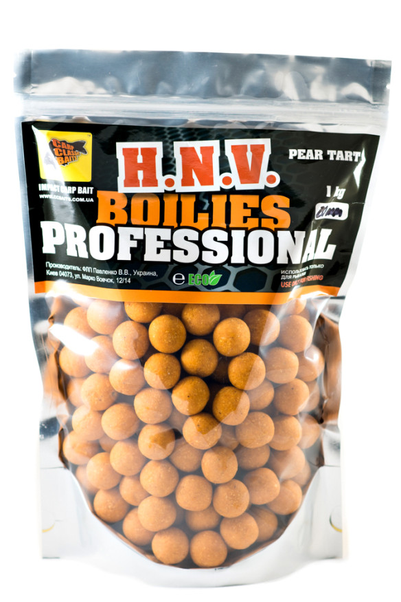Бойлы CC Baits Professional Soluble Pear Tart 20mm 1kg