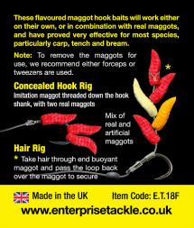 Искусственный опарыш Enterprise Tackle Pop Up Solar Ester Pineapple Yellow