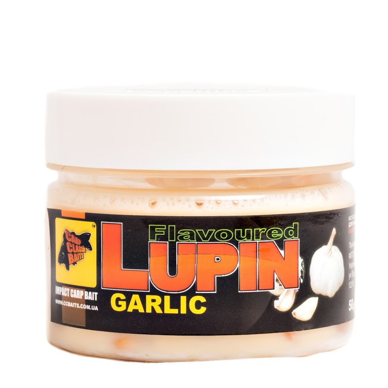 Ароматизированный люпин CC Baits Garlic, 50гр