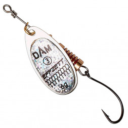 Блесна-вертушка Dam Effzett Natural With Single Hook 6гр (reflex silver)