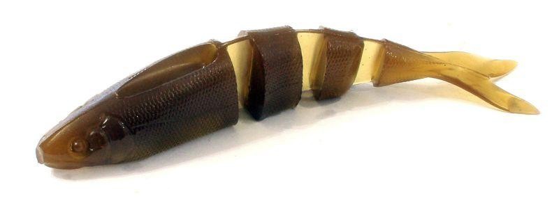 Съедобный силикон Imakatsu Javallon 90 S-83 Clear Green Pumpkin 6шт (9см)