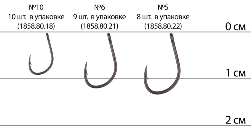 Крючок Brain F1 Champ #10 (10 шт/уп)