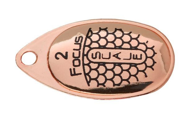 Блесна-вертушка Mikado Focus № 1 3гр copper/25
