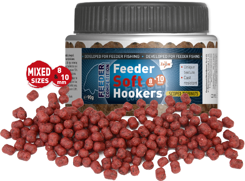 Пеллетс Carp Zoom Feeder Competition Soft Hookers 8-10 mm, 90 g