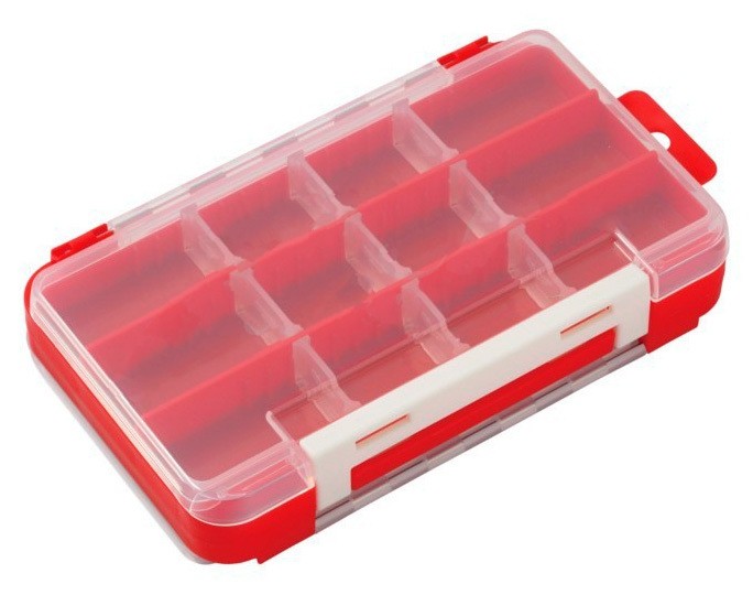 Коробка Meiho RUN GUN CASE 3010W-1 clear/red