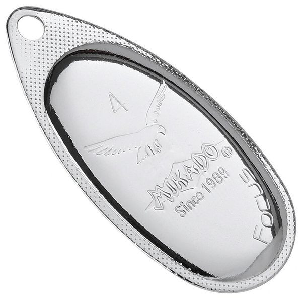 Блесна-вертушка Mikado Focus № 1 3гр silver/00