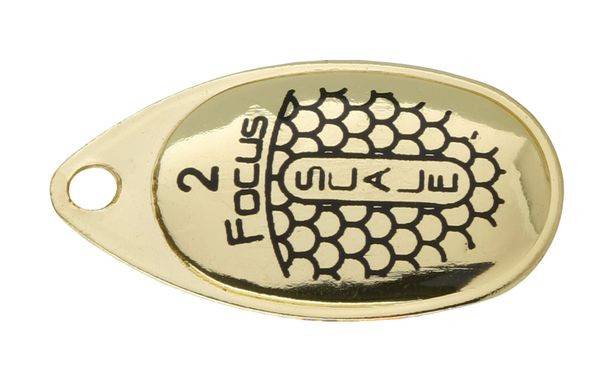 Блесна-вертушка Mikado Focus № 1 3гр gold/25