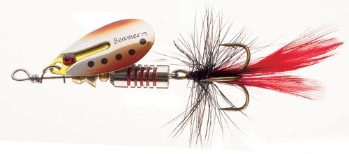 Вращающаяся блесна Cormoran Cora-Z Spinner Beamer №1 silver/red