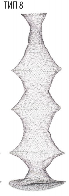 Садок круглый Bratfishing тип 08 длина 160 см