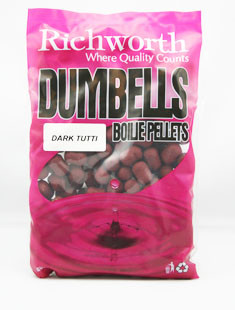 Бойлы Richworth Dumbell Boilie Pellets 14mm Dark Tutti, 400g