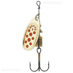 Блесна Mepps Comet Decore Gold/Red Dots 