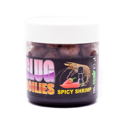 Бойлы CC Baits Glugged Dumbells Spicy Shrimp, 10*16мм, 100гр