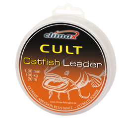 Поводковый материал Climax Cult Catfish Leader 20m 1.30mm Yellow