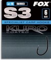 Крючки Fox S3 Kuro Hook Size 6 barbed