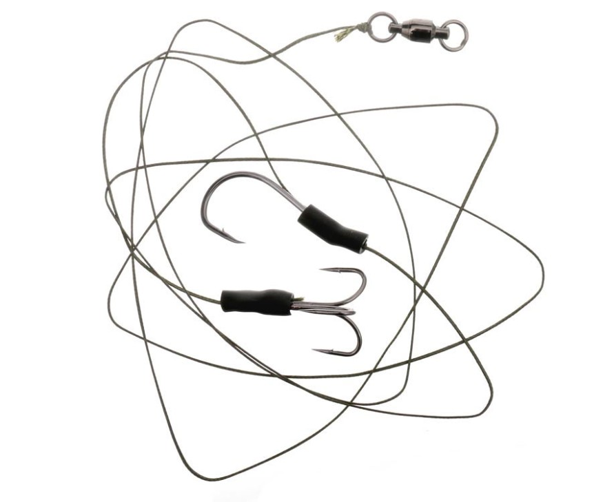 Оснастка для сома Flagman Cat Fish Rig Single &amp; Trible Hooks 7/0