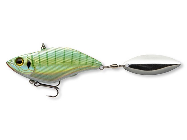 Вращающаяся блесна Cormoran Wide Nose 6cm green perch