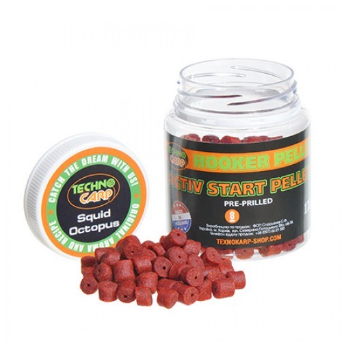 Насадочный пеллетс Technocarp Activ Start Pellets Squid Octopus 170g