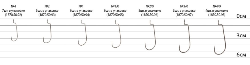 Крючок Select WH-11 №2/0, 5 шт