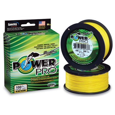 Шнур Power Pro Hi-Vis Yellow 0.06mm