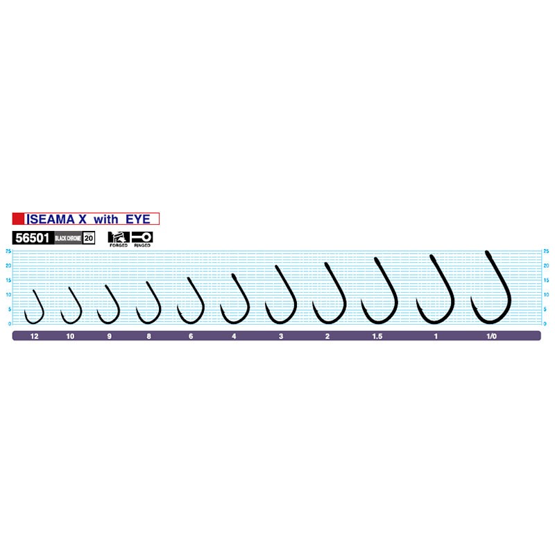 Крючки OWNER Iseama X With Ring 56501