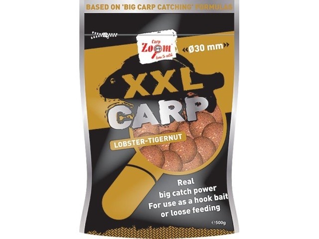 Бойлы на сома Carp Zoom XXL Carp Boilies 30mm 500g, lobster-tigernut