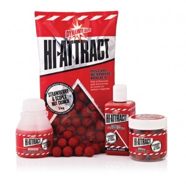 Бойлы Dynamite Baits Hi-Attract Strawberry &amp; Scopex Nut Crunch 1 kg 20 mm 