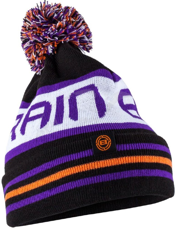 Шапка Brain Black/White/Violet