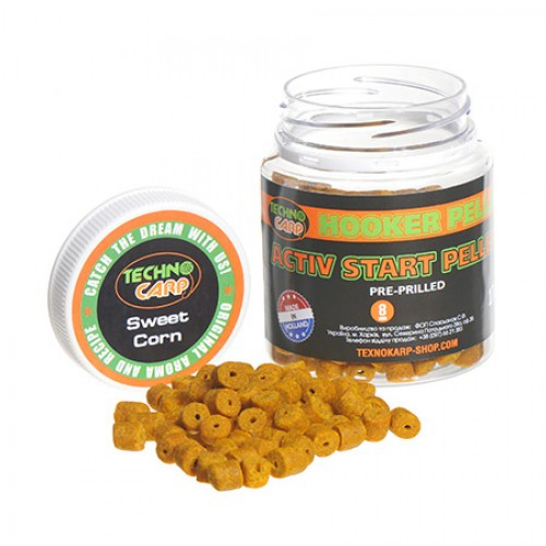 Насадочный пеллетс Technocarp Activ Start Pellets Sweet Corn 170g
