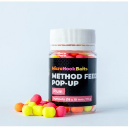 Бойлы Technocarp Method Feeder Pop-Up Plum 8*10мм уп/25гр