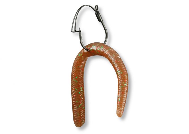 Крючок Gamakatsu Worm 318 Wacky Weedless Black 2/0