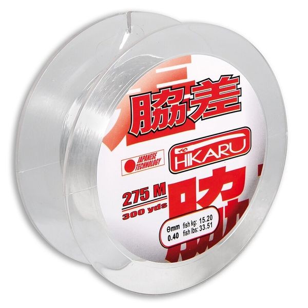 Леска Lineaeffe Hikaru 275м 0.50мм FishTest 22.40кг (прозрачная) Made in Japan