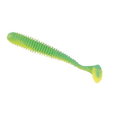 Силикон съедобный Nomura Gator 80mm 5g Cart Green 8шт 