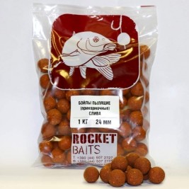 Бойлы Rocket Baits пылящие (прикормочные) Слива 24 мм, 0,8 кг