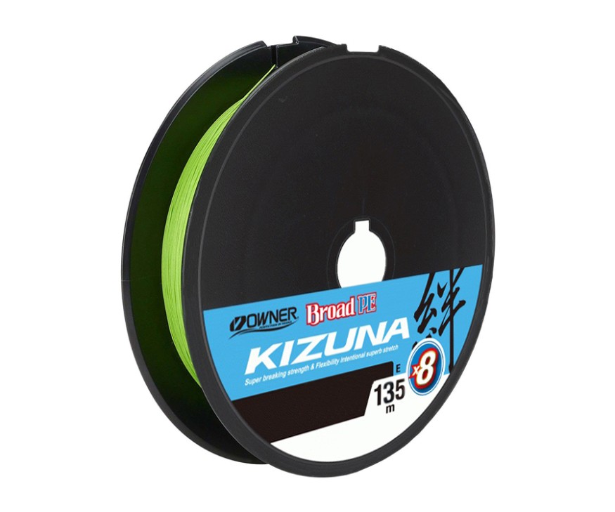 Шнур Owner Kizuna Broad PEx8 135м Chartreuse
