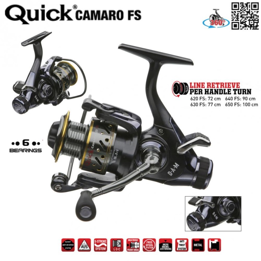 Катушка D.A.M. QUICK CAMARO 650FS