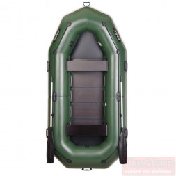 Надувная лодка Bark B-300P гребная трёхместная с привальным брусом