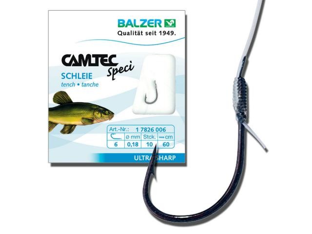 Крючок с поводком Balzer Camtec линь (10 шт)