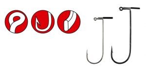 Крючок Gamakatsu Dropshot Jig 90 Nickel 001