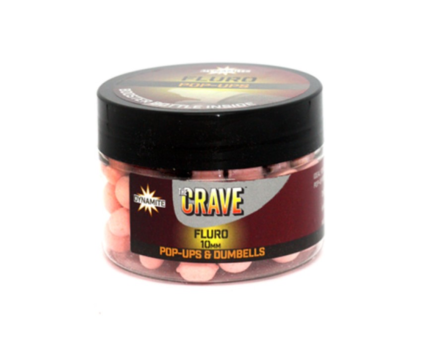 Бойлы Dynamite Baits The Crave Pink Fluro Pop Up 10mm
