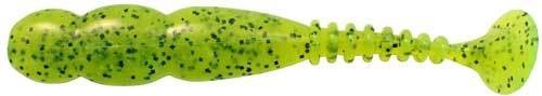 Съедобный силикон Reins FAT ROCKVIBE SHAD 4&quot; 419 Chart Pepper 6шт (10см)