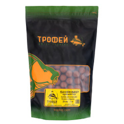 Пареные бойлы Трофей Shrimp 20мм 1кг