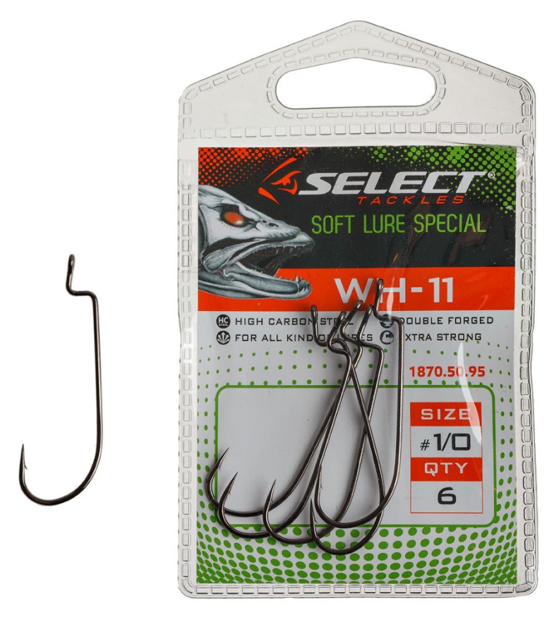Крючок Select WH-11 №5/0, 4шт