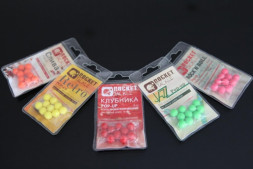 Искуственные бойлы Rocket Tackle Pop-Up ароматизированные, 10mm, Слива - оранжевая