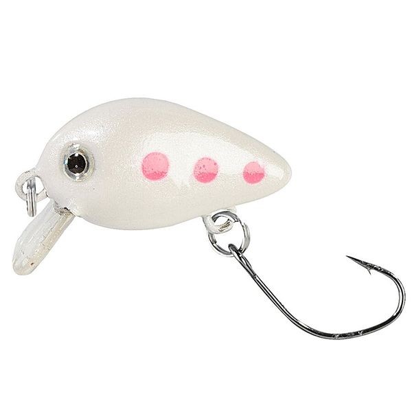 Воблер Balzer UV Trout Crank Single Hook white with pink spots 3см. 2гр.