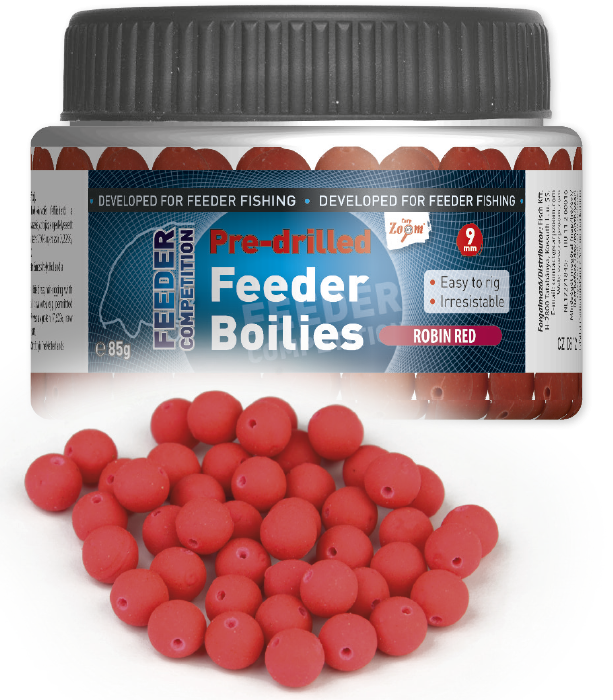 Бойлы Carp Zoom Pre-drilled Feeder Boilies, 9mm, 85g