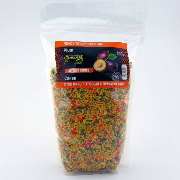 Стик микс Grandcarp готовый к применению СЛИВА 500 г (STM017)